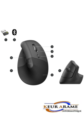 Souris Ergonomique Verticale Lift for Business Logitech – Image 2