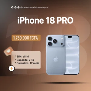 iPhone 18 PRO 2 To - eSIM